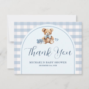 Carte De Remerciements Nous pouvons à peine attendre Ourson Chaussures de