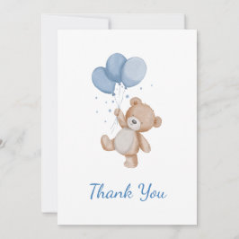 Carte De Remerciements Nous pouvons attendre le Baby shower