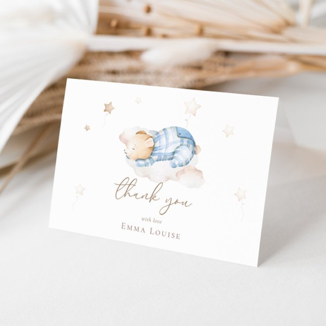 Carte De Remerciements Nous pouvons attendre Teddy Bear sur le Baby showe (Créateur téléchargé)