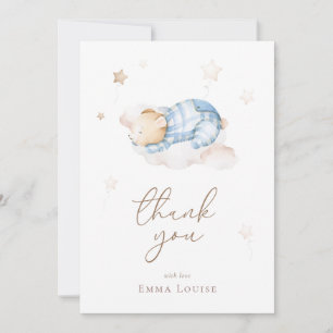 Carte De Remerciements Nous pouvons attendre Teddy Bear sur le Baby showe