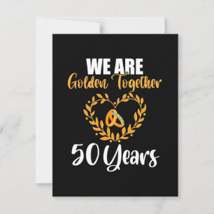 Carte De Remerciements Nous Sommes Golden Ensemble 50 Ans