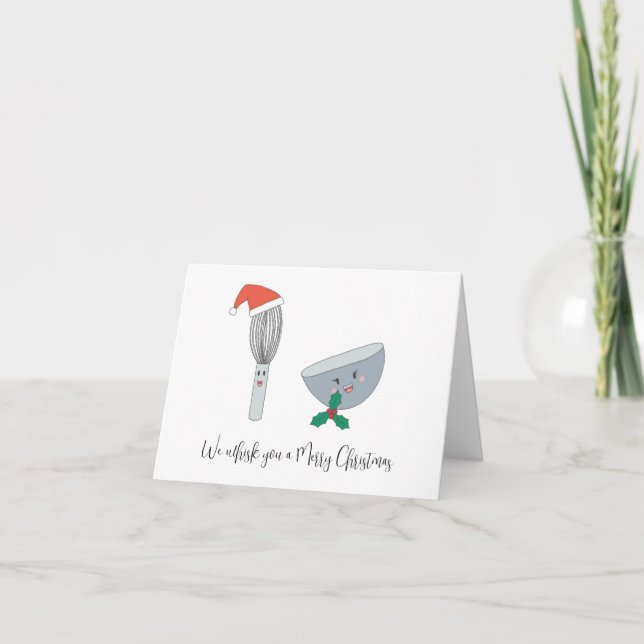 Carte De Remerciements Nous vous proposons un joyeux Noël (Devant)