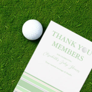 Carte De Remerciements Nouveau Au Club Baby Shower Prépa