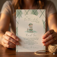 Nouveau Au Club Fête de Bébé Ours de Golf