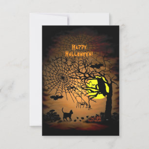 Carte De Remerciements Nuit d'Halloween, Joyeux Halloween !