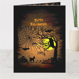 Carte De Remerciements Nuit d'Halloween , Joyeux Halloween !