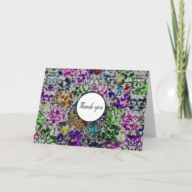 Carte De Remerciements Obsessive Behavior (Devant)