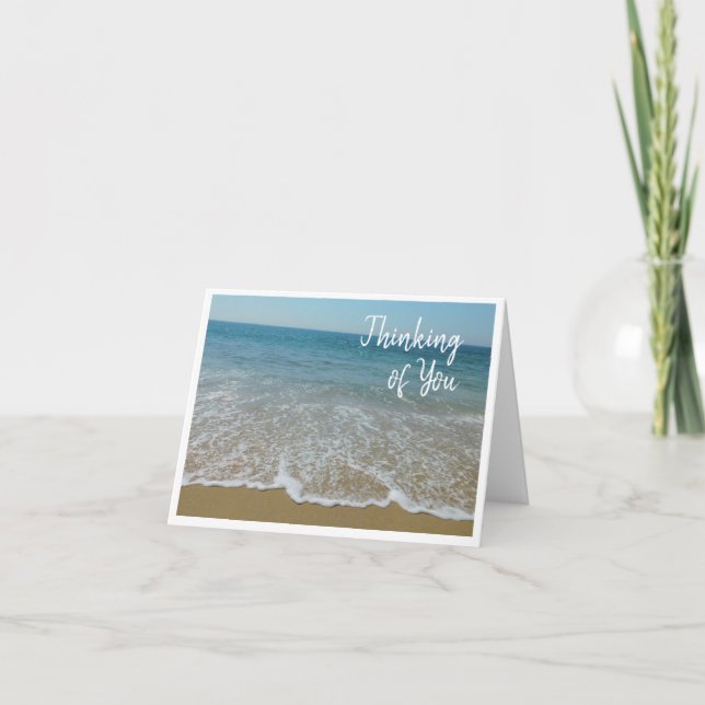 Carte De Remerciements Ocean Thinking of You Card (Devant)
