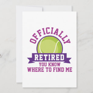 Carte De Remerciements Officiellement Retraité Vous Savez Où Me Trouver