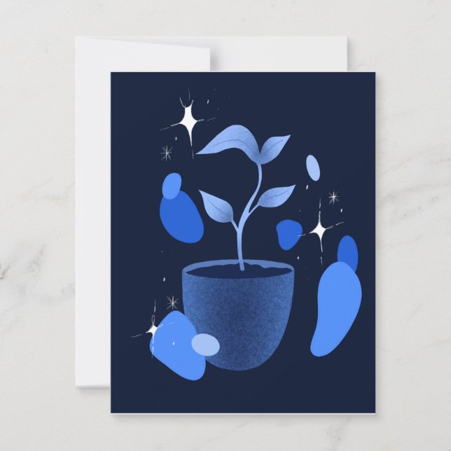 Carte De Remerciements Oh, donc Blue (Devant)