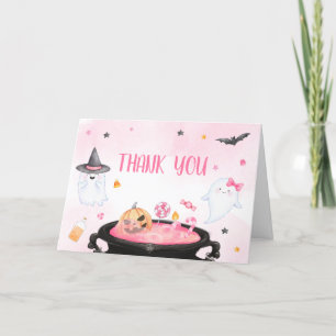 Carte De Remerciements Oh Sheet Ghoul Baby shower d'Halloween