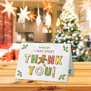 Carte De Remerciements Oh, Snap ! Gingerbread Cookie N'importe quel âge A