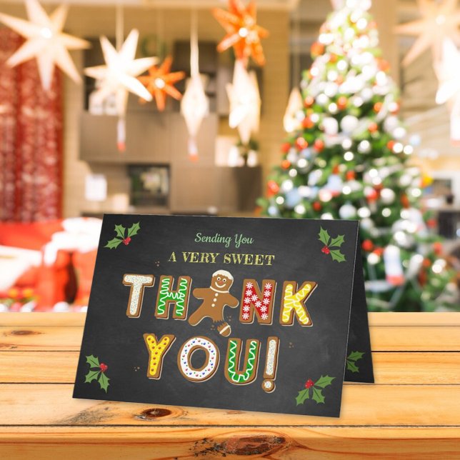 Carte De Remerciements Oh, Snap ! Gingerbread Cookie N'importe quel âge A (Créateur téléchargé)