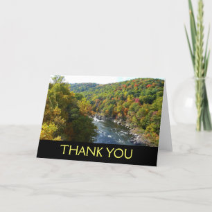Carte De Remerciements Ohiopyle River à l'automne II Pennsylvanie Automne