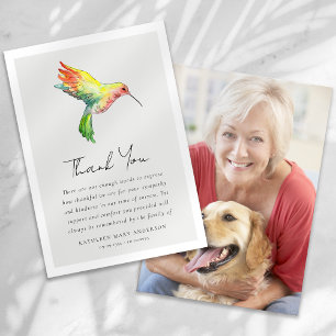 Carte De Remerciements Oiseau de mer - Sympathy Funeral