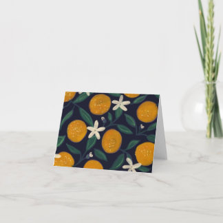 Carte De Remerciements Orange You Glad