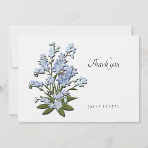 Carte De Remerciements Oubliez-moi, pas de papier à lettres