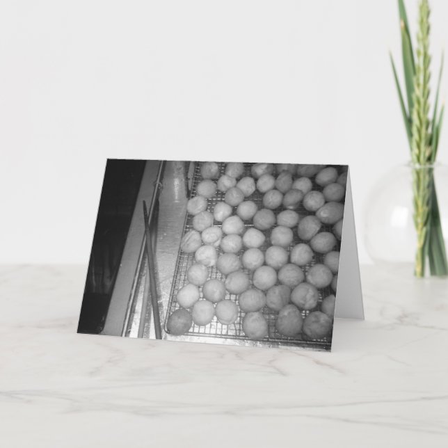 carte de remerciements "Overnight Fry Cook" (Devant)