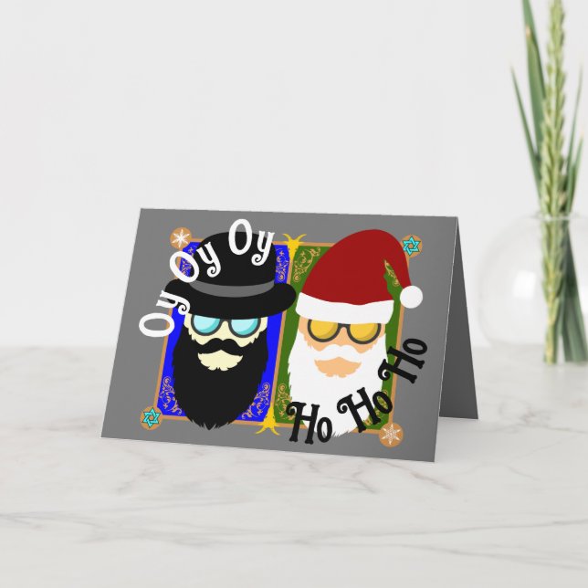 Carte De Remerciements Oy Oy Oy Ho Ho Ho (Devant)
