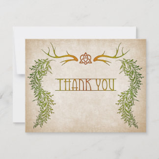 Carte De Remerciements Pagan Handfasting Mariage