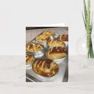 Carte De Remerciements Pains cuits