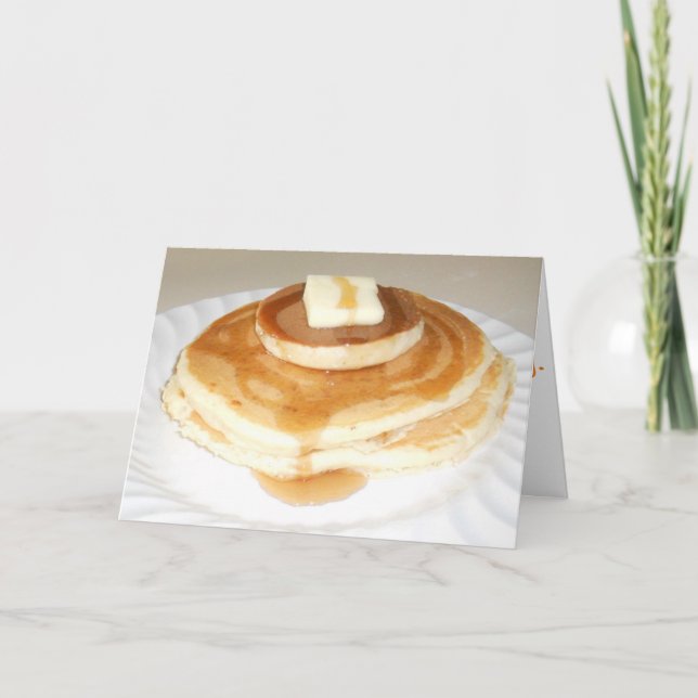 carte de remerciements "Pancakes à la broche" (Devant)