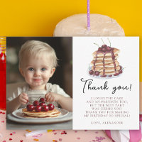Pancakes Watercolor Premier anniversaire
