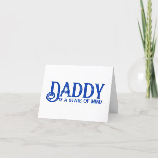Carte De Remerciements Papa est un état d'esprit amusant Joueur