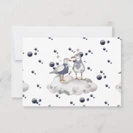 Carte De Remerciements Papeterie Baby shower Nautique Cute