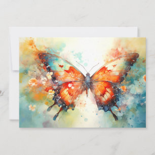 Carte De Remerciements Papillon