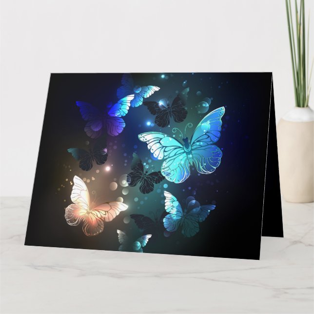 Carte De Remerciements Papillon de nuit (Devant)
