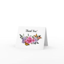 Papillons bohèmes floraux aquarelle rustique