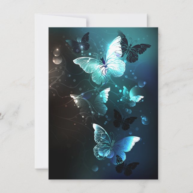 Carte De Remerciements Papillons de nuit (Devant)