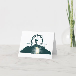 Carte De Remerciements Pâque chrétienne inspirant Jésus de Pâques