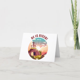 Carte De Remerciements Pâque chrétienne inspirant Jésus de Pâques