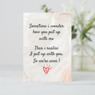 Carte De Remerciements Parfois, Je Me Demande Comment Tu Te Composes Avec