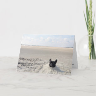 Carte De Remerciements Paris au sable