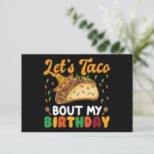 Carte De Remerciements Parlons Taco De Mon Anniversaire Cinco De Mayo Fêt