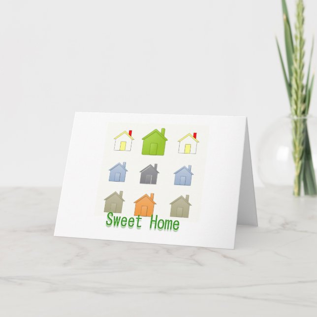 Carte De Remerciements Partie de chauffage de Chambre de SweetHome (Devant)