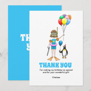 Carte De Remerciements Partie du pool