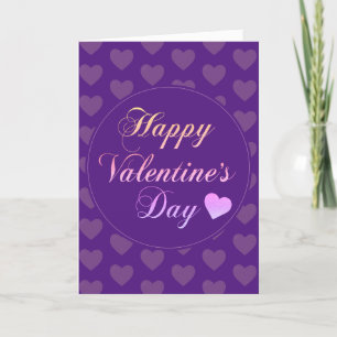 CARTE DE REMERCIEMENTS PARTIES SCINTILLANT D'OR HAPPY VALENTINES JOUR CLA