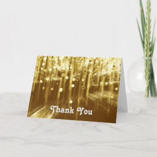 Carte De Remerciements Parties scintillant Lumière Moderne Confetti Étinc