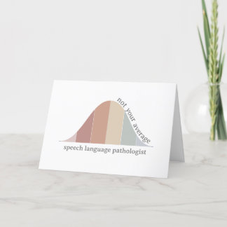 Carte De Remerciements Pas votre Pathologue de langue de la parole