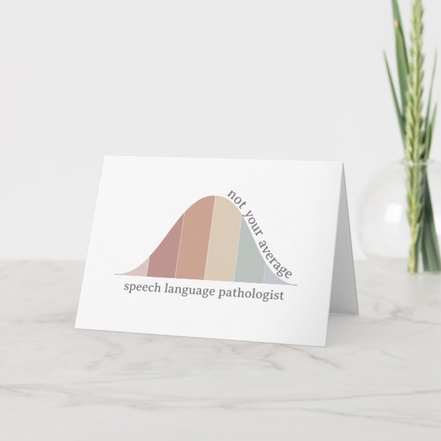 Carte De Remerciements Pas votre Pathologue de langue de la parole (Devant)