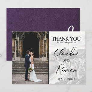 Carte De Remerciements Passeport Violet Brésil