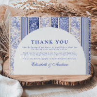 Patchwork de mariage en carreaux de Delft bleus