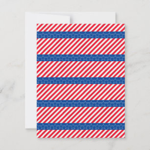 Carte De Remerciements patriotique américain