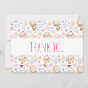 Carte De Remerciements Patters de Whimsical Watercolor