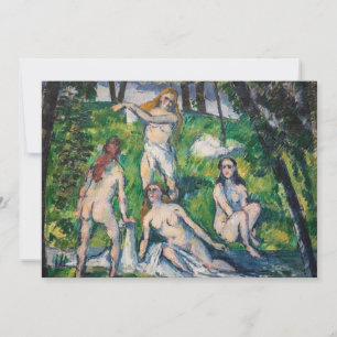 Carte De Remerciements Paul Cezanne - Quatre baigneuses