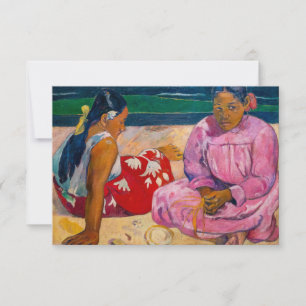 Carte De Remerciements Paul Gauguin - Femmes tahitiennes sur la plage